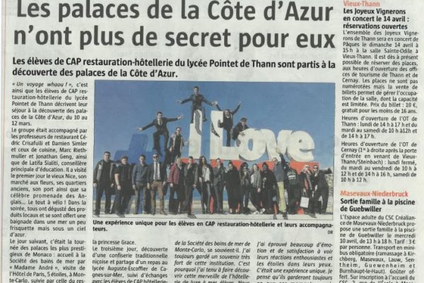 VISITE DES PALACES NIÇOIS