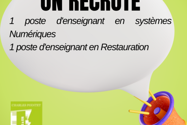 Offre recrutement enseignant