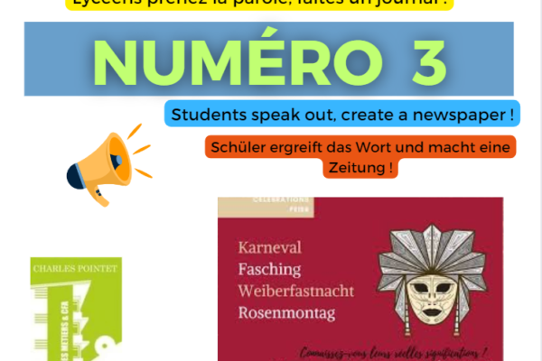 Le journal du Lycée N°3