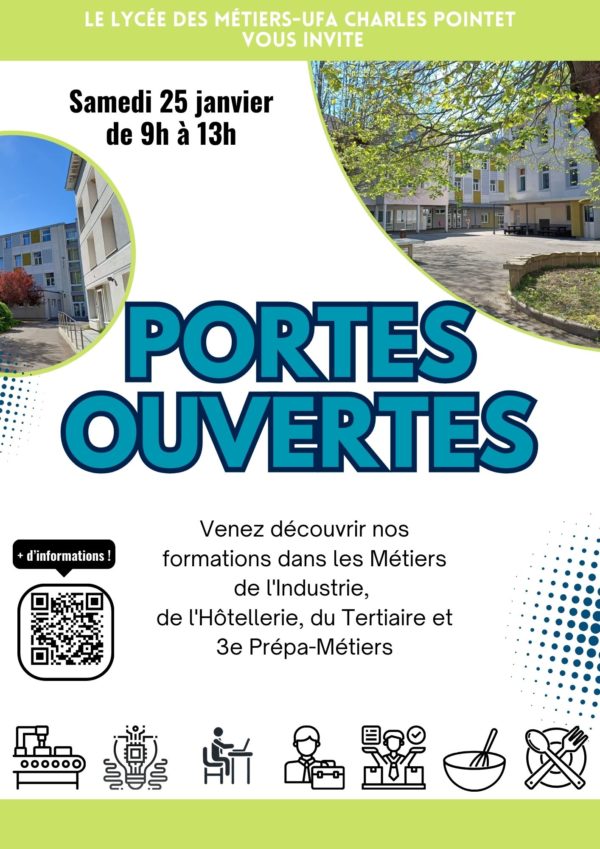 Portes Ouvertes le samedi 25 janvier 2025