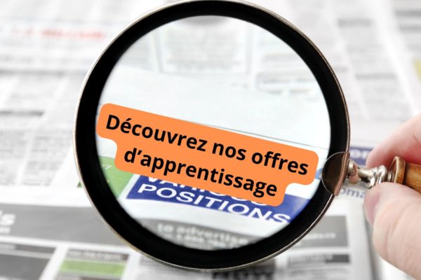 Nos offres d’apprentissage