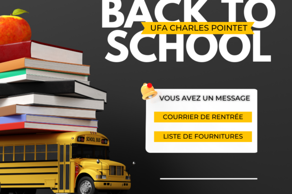 UFA Charles Pointet : Courrier de rentrée + liste des fournitures pour les apprentis
