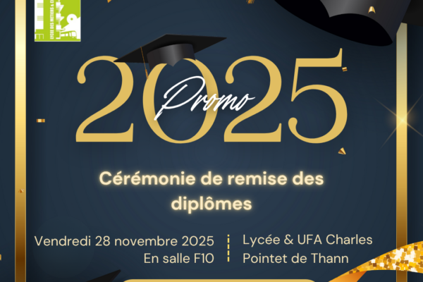 Remise des diplômes 2025
